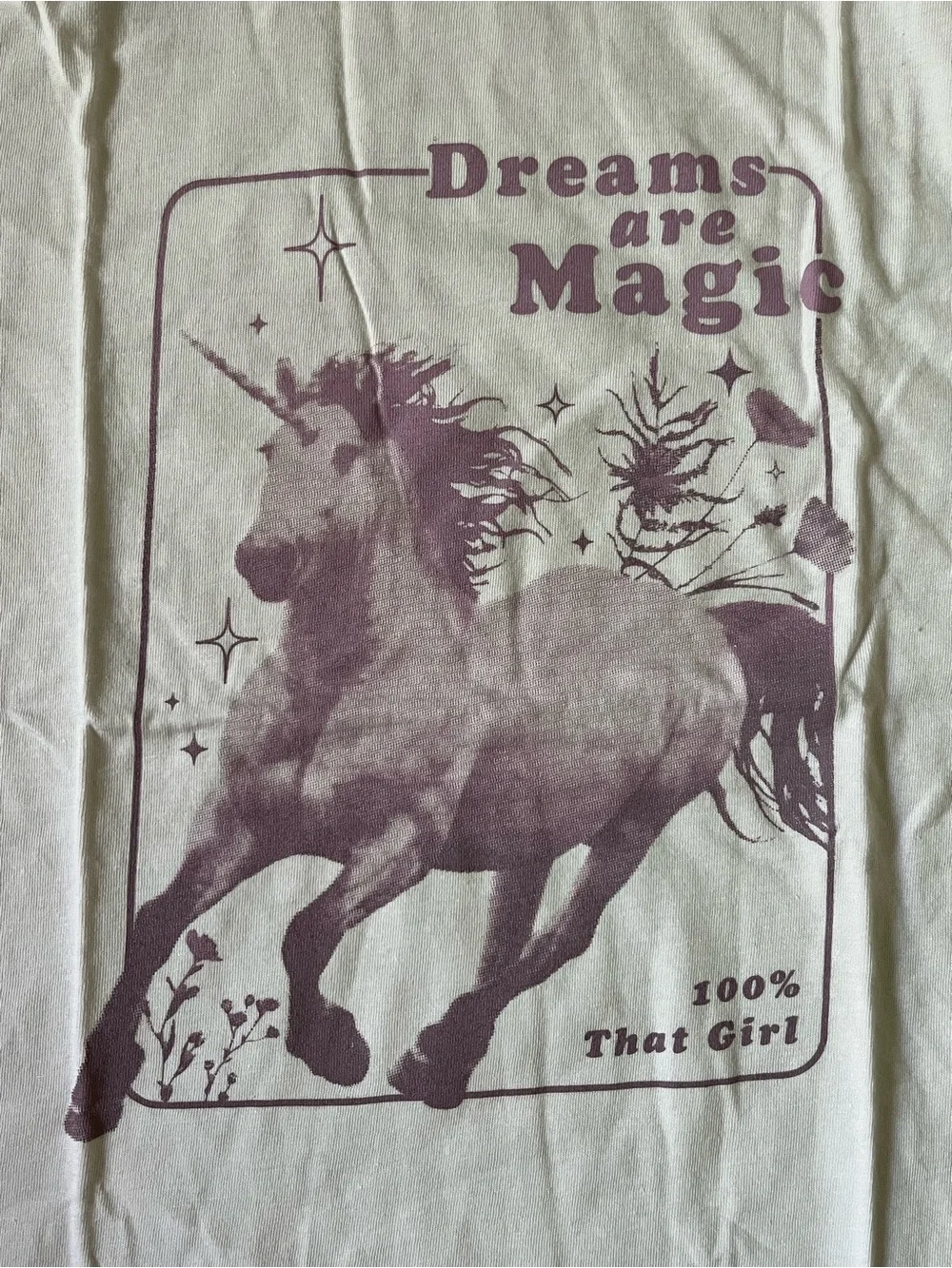 OshKosh B'gosh Tee with Mauve Unicorn Graphic